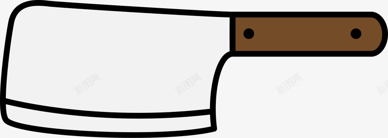 卡通手绘厨房菜刀矢量图ai免抠素材_88icon https://88icon.com 卡通 厨房用刀 厨房菜刀 手绘菜刀 菜刀 金属菜刀 矢量图