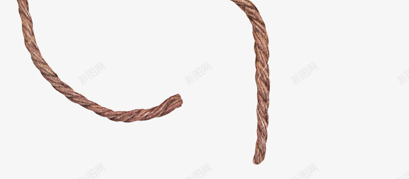 棕色漂亮绳子png免抠素材_88icon https://88icon.com 棕色绳子 漂亮绳子 绳子