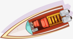 多彩游艇卡通多彩游艇高清图片
