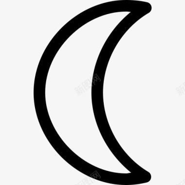 占星术星座月亮晚上标志生肖天文图标图标