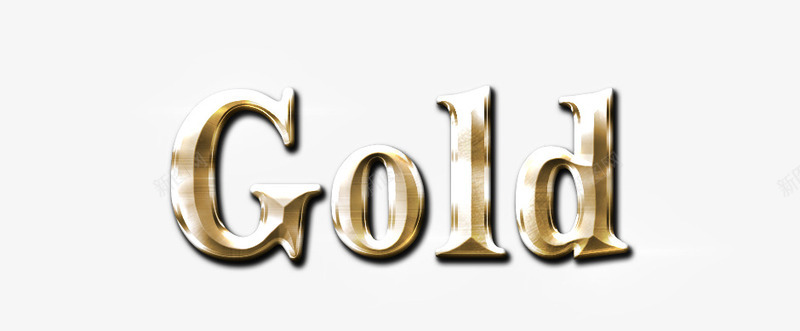 个性艺术字GOLDpng免抠素材_88icon https://88icon.com GOLD 个性 装饰 金属字