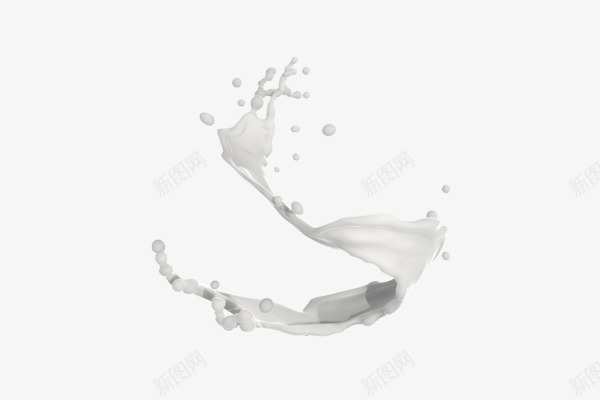 空中形态的牛奶png免抠素材_88icon https://88icon.com 产品实物 早餐 漂浮 牛奶 白色 转动形态