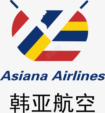 母婴logo韩亚航空logo矢量图图标图标