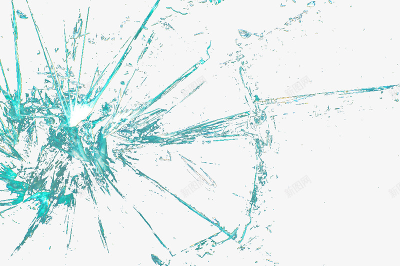破碎玻璃png免抠素材_88icon https://88icon.com 破碎玻璃玻璃碎裂蓝色 破碎纹理