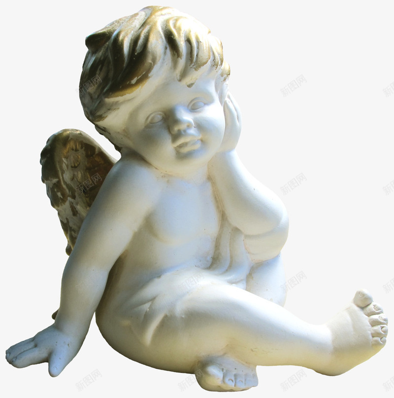 漂亮雕塑天使小孩png免抠素材_88icon https://88icon.com 天使小孩 漂亮小孩 雕塑小孩