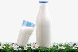 白色牛奶瓶素材
