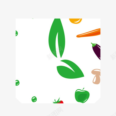 蔬菜时钟图标图标