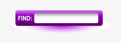 紫色搜索定位导航栏素材