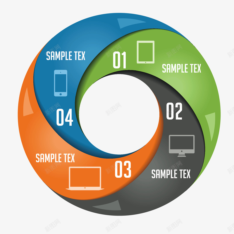 信息图矢量图ai免抠素材_88icon https://88icon.com PPT 信息 分类 商务 图表 多彩 示意图 立体 素材 统计 说明 质感 矢量图