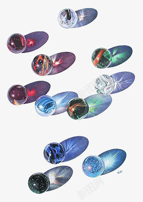 玻璃球png免抠素材_88icon https://88icon.com 创意玻璃球 彩色玻璃球 星空玻璃球 童年