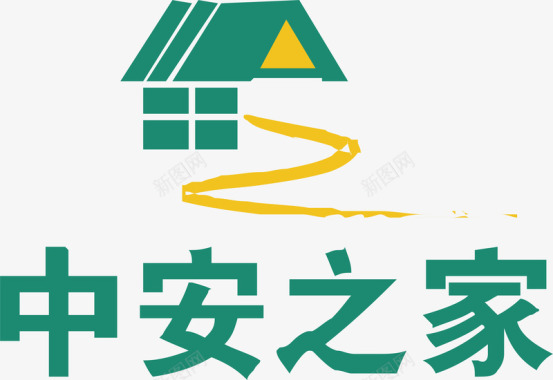中安之家logo矢量图图标图标