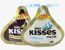 好时KISS杏仁牛奶巧克力素材