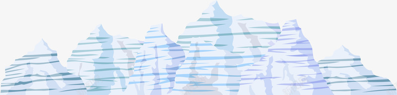 卡通冰山矢量图ai免抠素材_88icon https://88icon.com 冰山 模型 漂亮的山脉 矢量图