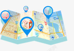导航地图素材