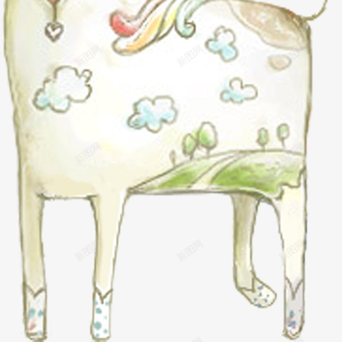 手绘可爱笑脸长颈鹿漫画动物png免抠素材_88icon https://88icon.com 动物 可爱 漫画 笑脸 长颈鹿
