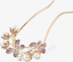紫罗兰宝石珍珠高清图片