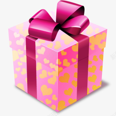 超大礼物盒漂亮礼物盒图标图标