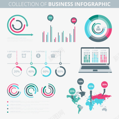 商业封面设计信息商务分析图表图标图标