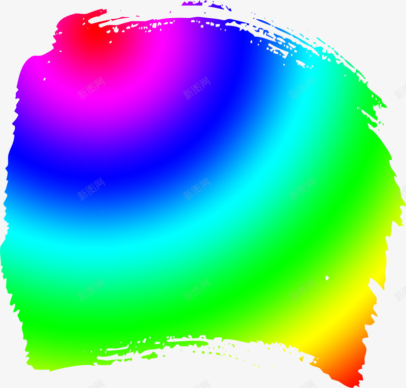 多彩颜色喷墨png免抠素材_88icon https://88icon.com 喷墨 多彩 颜色