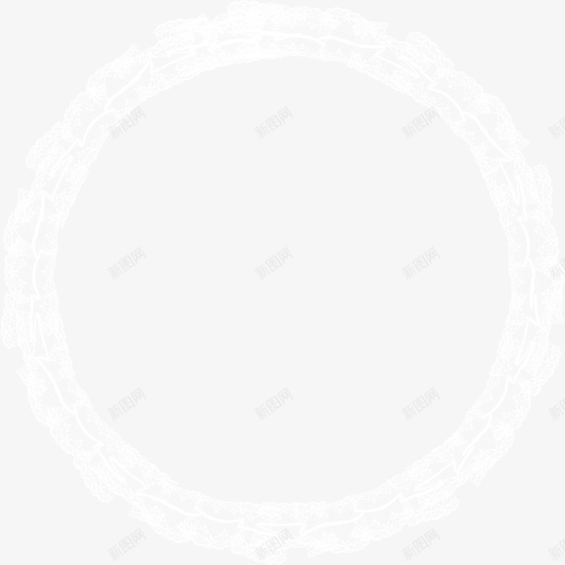 白色漂亮丝巾圆环png免抠素材_88icon https://88icon.com 丝巾圆环 漂亮丝巾圆环 白色丝巾圆环
