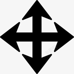 交叉变异交叉变异的带箭头的边图标高清图片