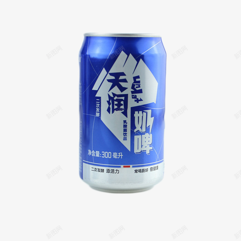 天润蓝罐奶啤png免抠素材_88icon https://88icon.com 不伤身 不含酒精 产品实物 牛奶味