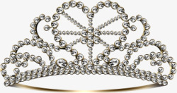 珍珠手绘漂亮皇冠素材