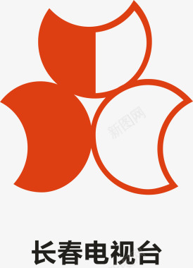 长春电视台logo矢量图图标图标