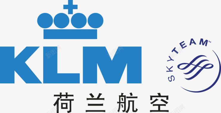 荷兰航空logo矢量图图标图标