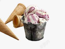 高脂美味冰淇淋甜品高清图片