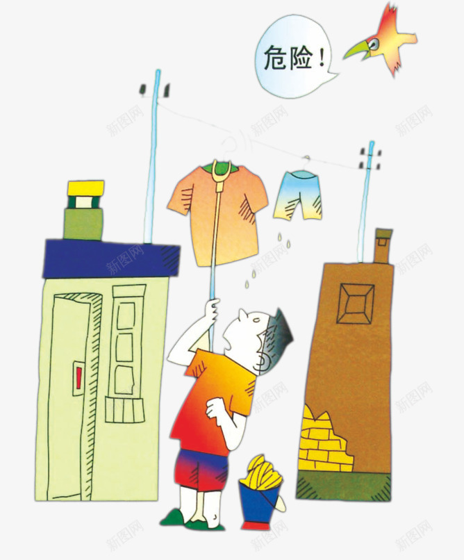 工地安全漫画png免抠素材_88icon https://88icon.com png免费 工地卡通安全画 工地安全 工地施工安全画 电箱安全