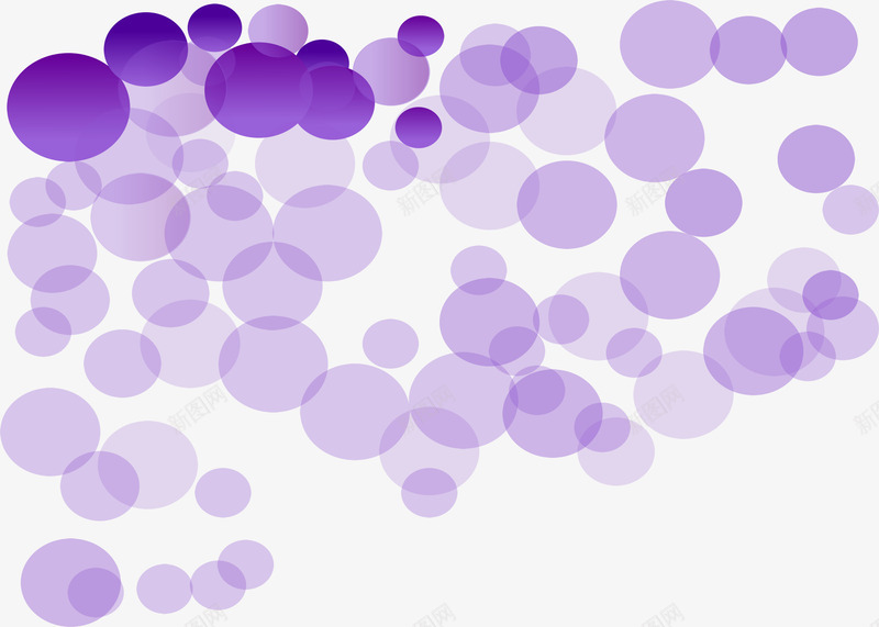 手绘紫色波点个性壁画png免抠素材_88icon https://88icon.com 个性 壁画 紫色