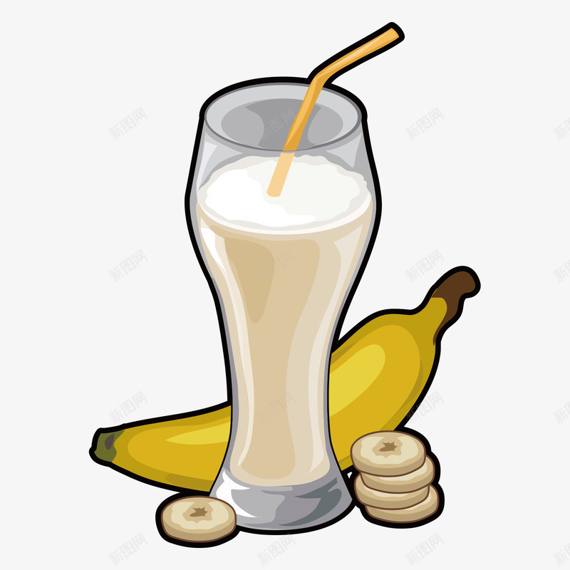 初夏水果牛奶香蕉png免抠素材_88icon https://88icon.com 初夏水果 卡通 合成 夏日 手绘 果实 植物 水果设计 牛奶 餐饮 香蕉