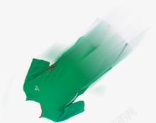 绿色模糊运动服饰素材