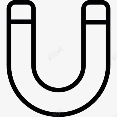U型磁铁U形磁铁图标图标