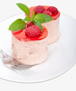 冷冻饮品草莓冰淇淋蛋糕高清图片