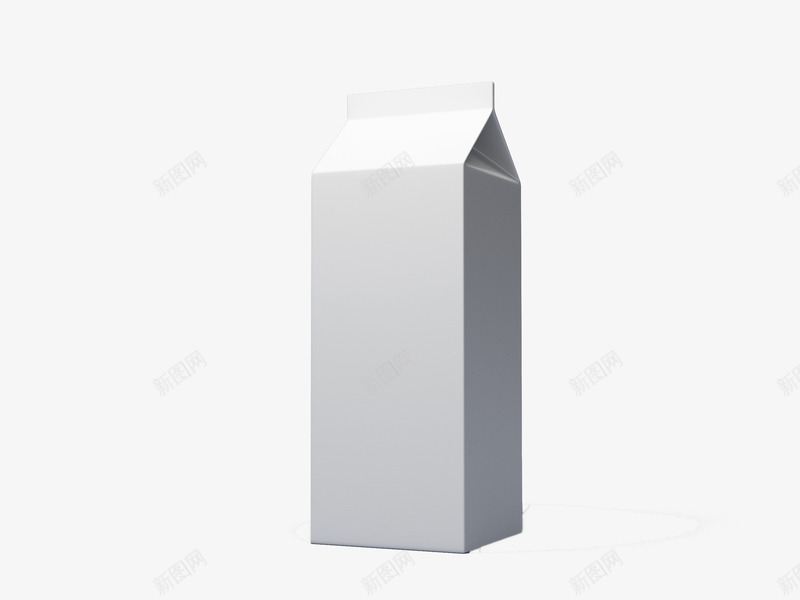实物牛奶盒png免抠素材_88icon https://88icon.com 包装 白色 高清