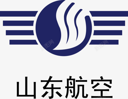 企业会议素材山东航空logo矢量图图标图标