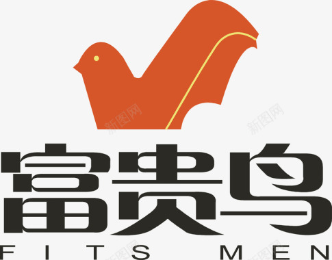 企业坐标标识富贵鸟logo图标图标