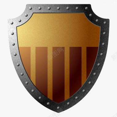 防护盾徽标盾牌图标图标