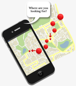 本地生活定位手机定位高清图片