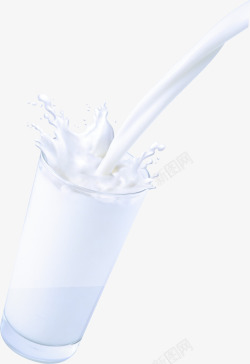 白色摄影牛奶合成效果素材