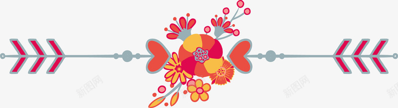 卡通手绘花卉标题导航边框png免抠素材_88icon https://88icon.com 卡通 导航 手绘 标题 花卉 边框