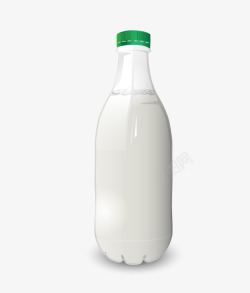 一瓶牛奶矢量图素材