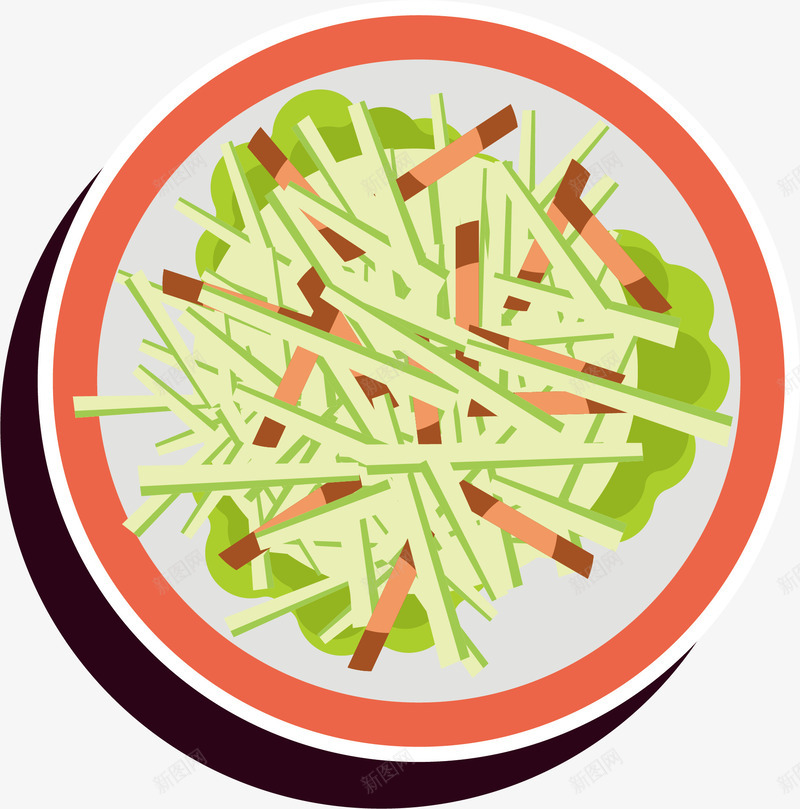 手绘蔬菜沙拉png免抠素材_88icon https://88icon.com 减肥餐 创意 卡通 可爱 彩色的 手绘的 沙拉 漫画 矢量的 简单 蔬菜