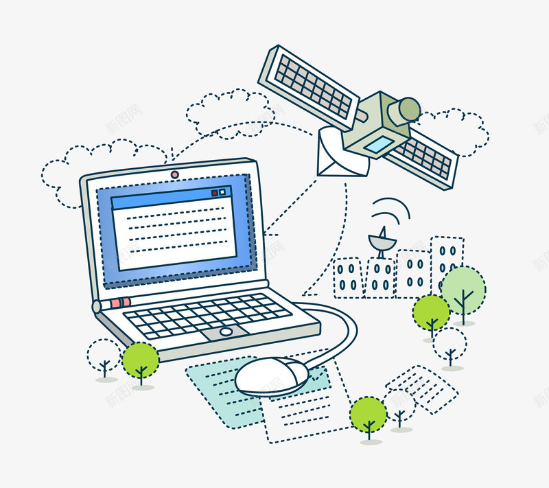 互联网信息电脑计算机png免抠素材_88icon https://88icon.com 办公用品 显示器 智能 电脑 笔记本 自动化 计算机 计算机ppt 鼠标