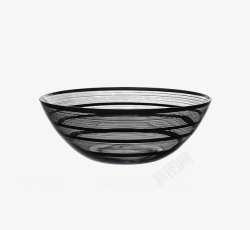 黑色透明碗素材