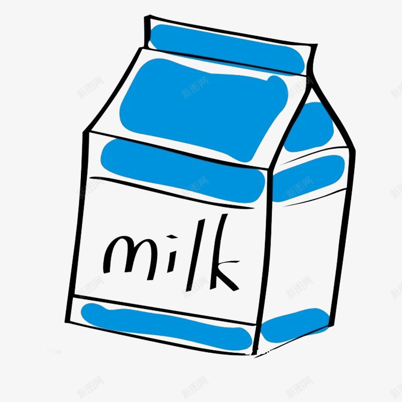 手绘卡通牛奶盒子png免抠素材_88icon https://88icon.com 乳制品 包装盒 卡通牛奶盒 手绘卡通 手绘牛奶盒 牛奶 牛奶包装 盒子