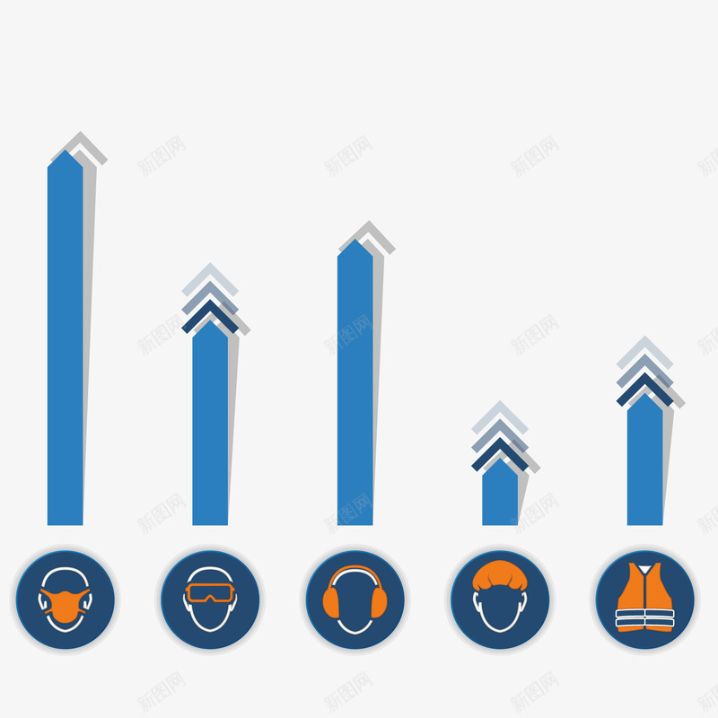 ppt商业信息箭头png免抠素材_88icon https://88icon.com 信息符号 工具 指引 方向 时尚 立体