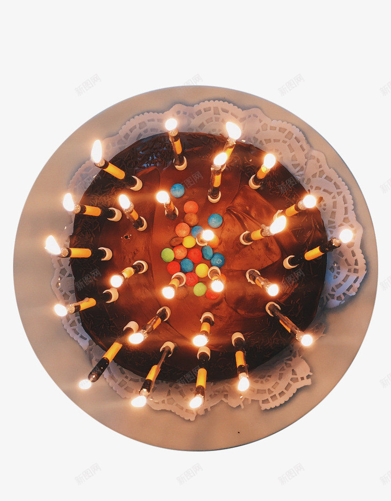点满蜡烛的蛋糕png免抠素材_88icon https://88icon.com 庆祝 生日蛋糕 蛋糕 蜡烛